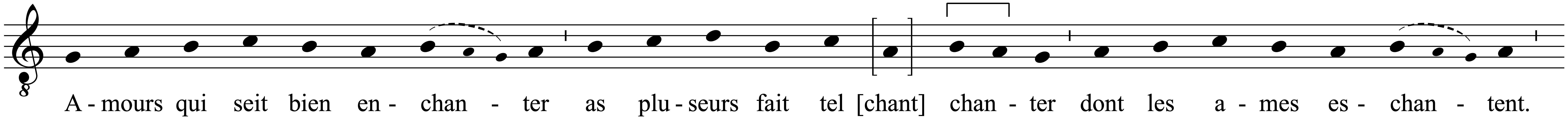 Work musical notation